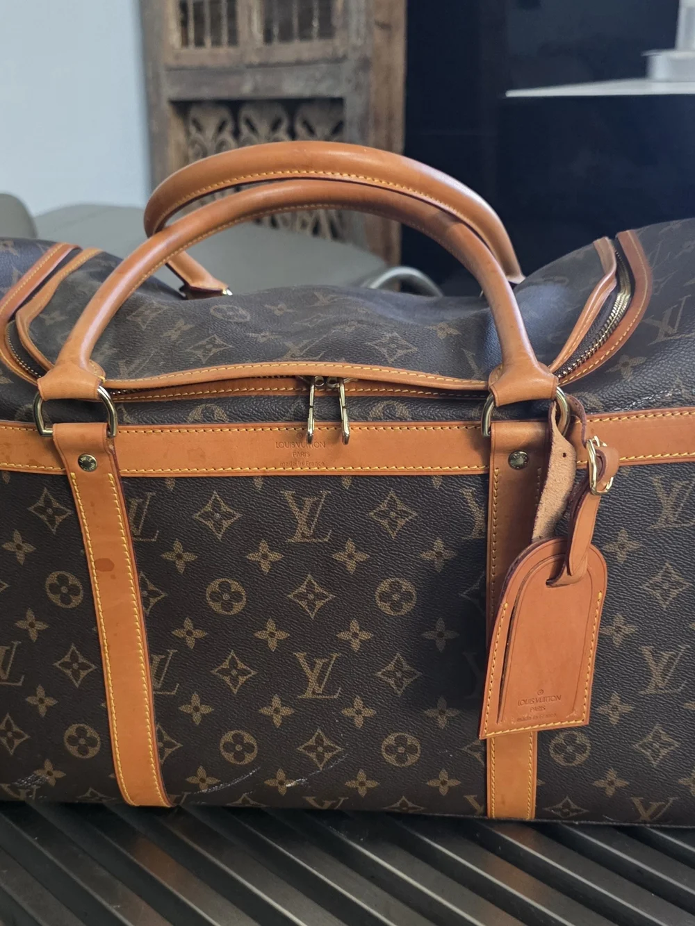 Authentic Vintage Louis Vuitton Monogram Canvas Pet Carrier